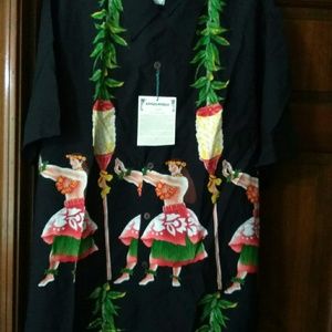 Men's Hawaiian shirt Kamehameha Size XL NWT